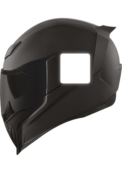 Beyaz Reflective (Reflektif) 2'li Kare Sticker Paketi Otomobil Motosiklet Reflektif Parlayan Sticker Etiket Modeli fırsatları