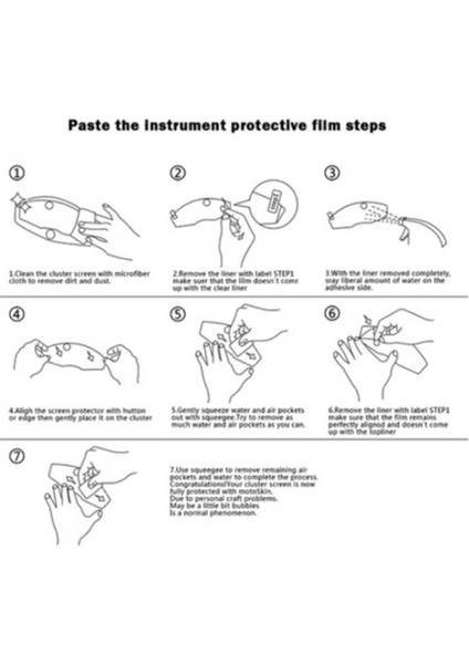 Mt-09 Ekran Koruma Film Modeli modelleri