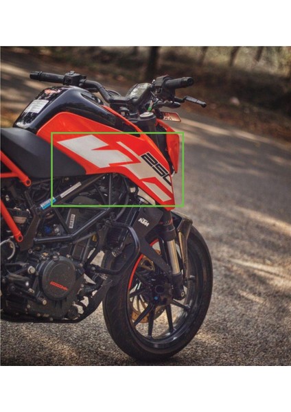 Duke 250 Beyaz Orijinal Tasarım Sticker Etiket Modeli Sağ Grenaj fiyatları