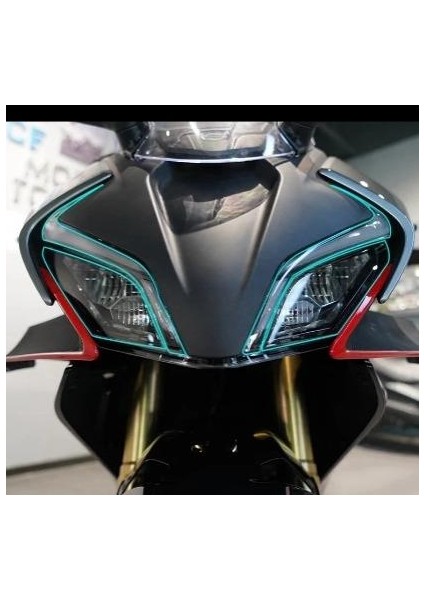 Cf Moto 450SR Far Koruması Şeffaf (Ppf) Koruma Film