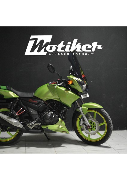 Tvs Apache Orjinal Tasarım Sticker Etiket Modeli