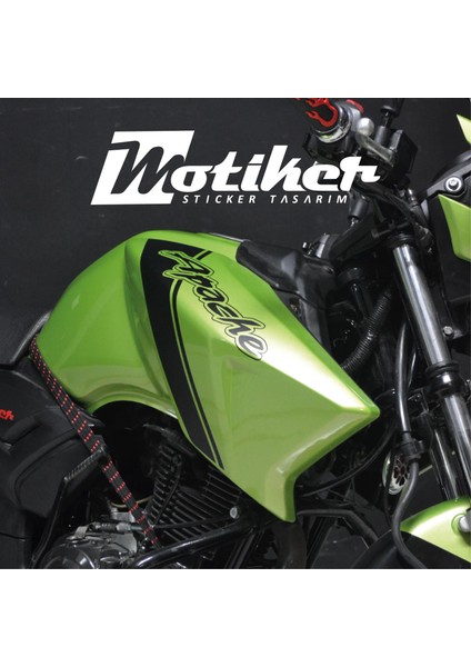 Tvs Apache Orjinal Tasarım Sticker Etiket Modeli