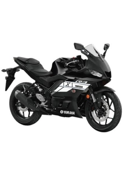 Yamaha YZF-R25 2019-2024 R3 Tasarım Motosiklet Sticker Etiket Modeli