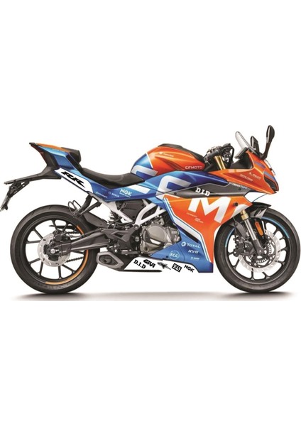 Cfmoto 250SR Beyaz 3 Parça Model Motosıklet Stıcker Etıket Modelı fırsatları