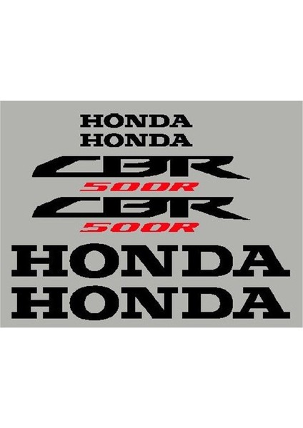 Honda CBR500R Takım Sticker Etiket Modeli
