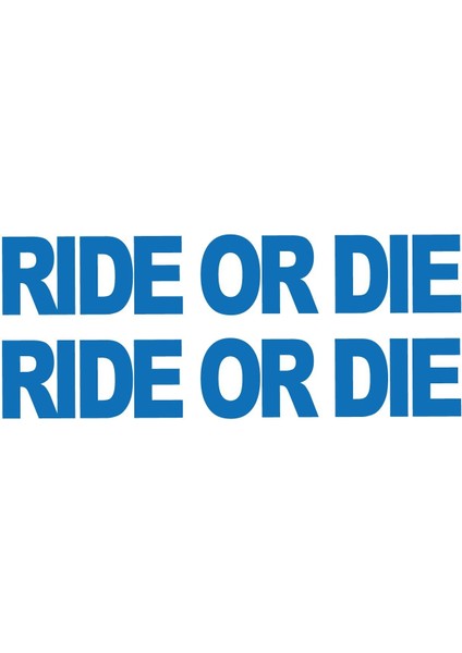 Cfmoto 250 Nk Ride Or Die Orta Şase Tasarım Motosiklet Sticker Etiket Modeli Mavi modelleri