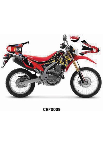 Honda CRF250 L "lion" Tasarım Motosiklet Sticker Etiket Kaplama Modeli