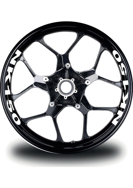 Cfmoto 150NK Jant Sticker Etiket Modeli Beyaz Renk