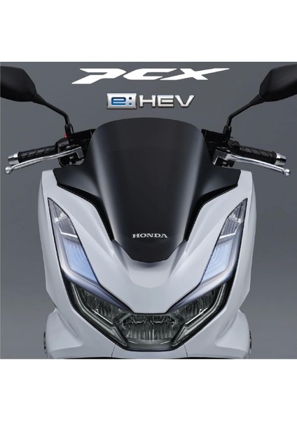 Honda Pcx Ön Far Kaşı Tasarımı Şeffaf Sticker Lacivert fırsatları