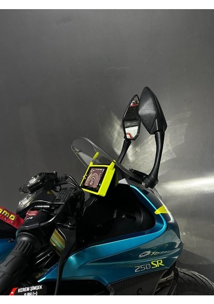 Cf Moto NK250 ve SR250 2023-2024 Uyumlu Km Koruyucu Kılıf Gri modelleri