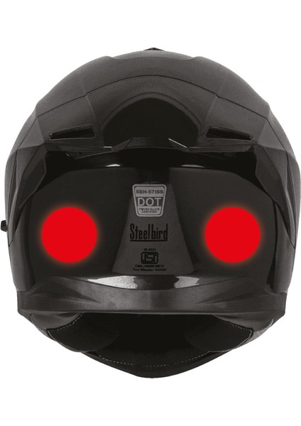 Kırmızı Reflective (Reflektif) Yuvarlak Sticker Paketi 8'li Otomobil Motosiklet Reflektif Parlayan Sticker Etiket Modeli modelleri