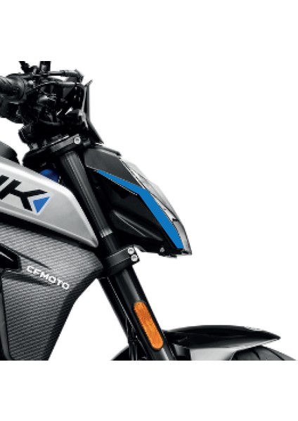 Cf Moto NK250 2018-2024 Ön Far Yanı Sticker Mavi