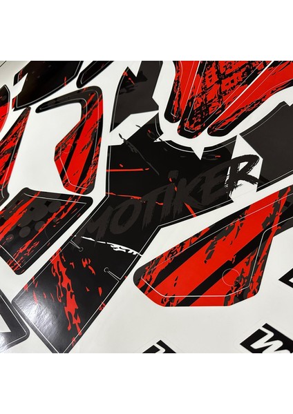 Cfmoto 450SR Racing Sport Kırmızı Motosiklet Kaplaması modelleri