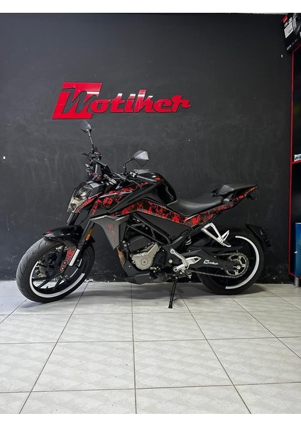 Cfmoto 250NK "full Fırtına" Motosıklet Parçalı Stıcker Etıket Modelı modelleri