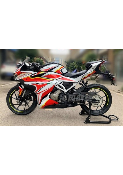 Cf Moto 250SR Wine Sticker Etiket Model