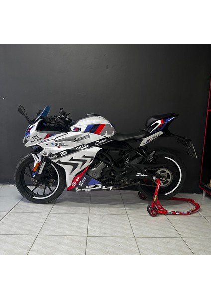 CFMOTO 250SR HP4 MODEL PARCALI MOTOSIKLET KAPLAMA MAVİ KIRMIZI BEYAZ STICKER ETIKET MODELI RENK 1 fırsatları