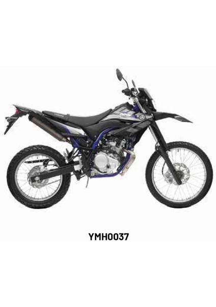 Yamaha Wr 125 R "black & Purple" Tasarım Motosiklet Sticker Etiket Kaplama Modeli