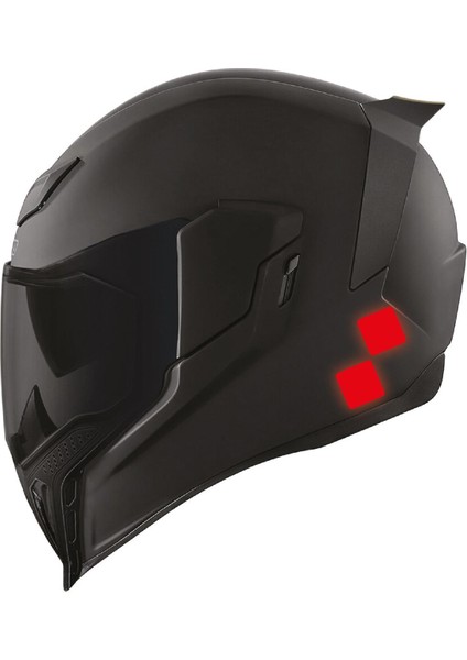 Kırmızı Reflective (Reflektif) 6'lı Kare Sticker Paketi Otomobil Motosiklet Reflektif Parlayan Sticker Etiket Modeli fırsatları