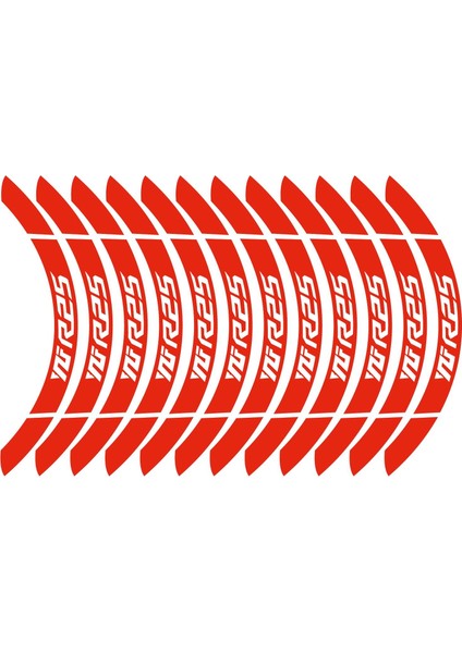 Neon Turuncu Yamaha Yzf R25 Geniş Jant Sticker Etiket Modeli modelleri