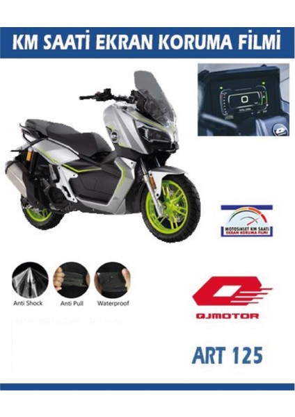 Qj Motor Art 125 Motosiklet Ekran Km Koruyucu