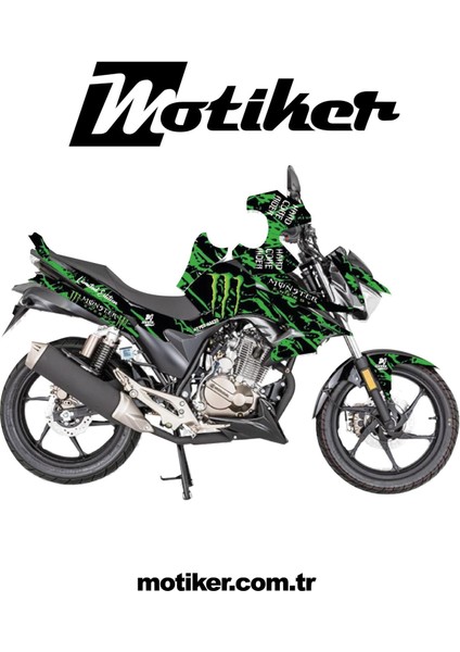 Mondial Drift Yeşil Monster Parçalı Kaplama Modeli