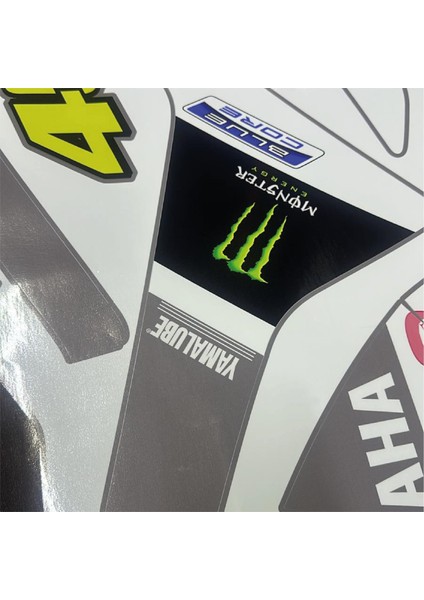 Yamaha Nmax Gri Movistar Parçalı Motosiklet Scooter Kaplama Etiket Modeli fırsatları