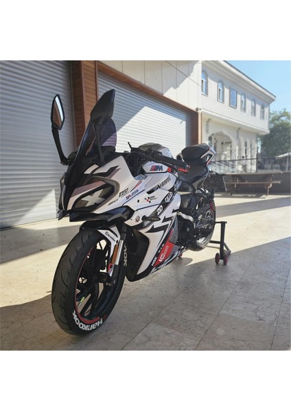 Cfmoto 250SR Bmw Hp4 Model Parcalı Motosıklet Kaplama Stıcker Etıket Modelı Renk 4