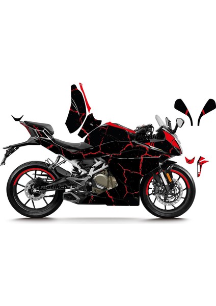 Cf Moto 250SR Şimşek Deseni