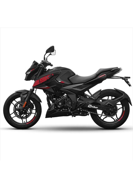 Bajaj N250 Yan 250 Yazısı Sağ Sol Kırmızı