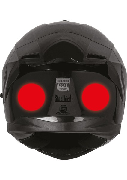 Kırmızı Reflective (Reflektif) 2'li Yuvarlak Sticker Paketi Otomobil Motosiklet Reflektif Parlayan Sticker Etiket Modeli modelleri