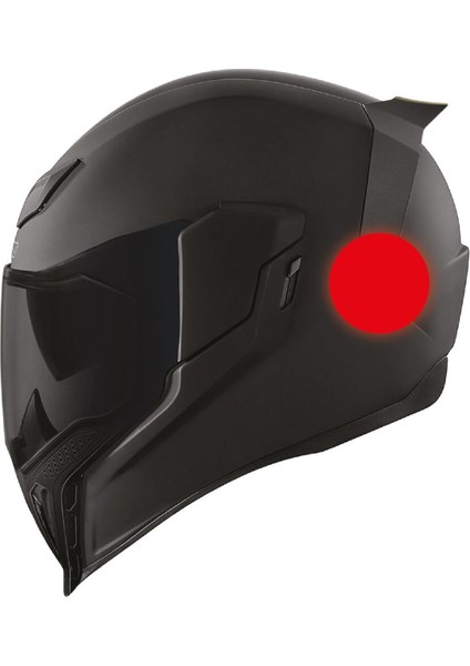 Kırmızı Reflective (Reflektif) 2'li Yuvarlak Sticker Paketi Otomobil Motosiklet Reflektif Parlayan Sticker Etiket Modeli fırsatları