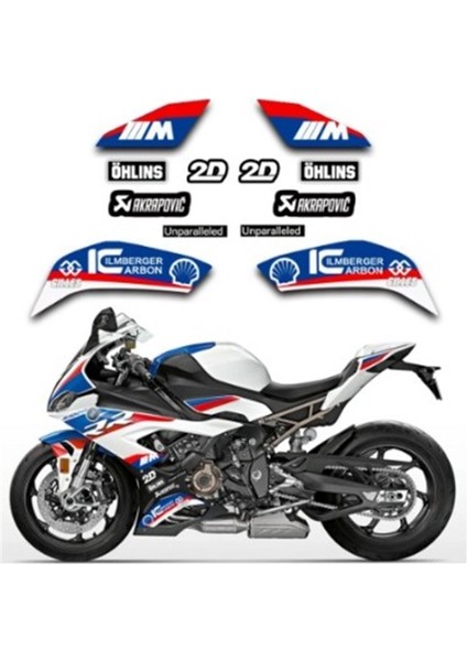 2023 S1000RR M Sticker Etiket Modeli