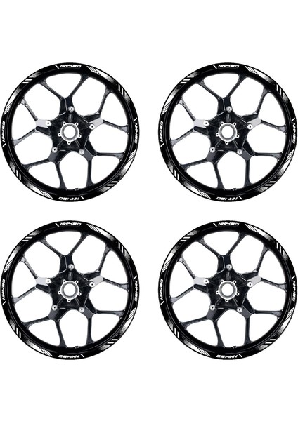 Cfmoto NK450 Sticker Jant Dışı Şerit Baskılı Beyaz Model