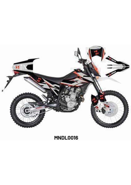 Mondial X-Treme "line" Tasarım Motosiklet Sticker Etiket Modeli
