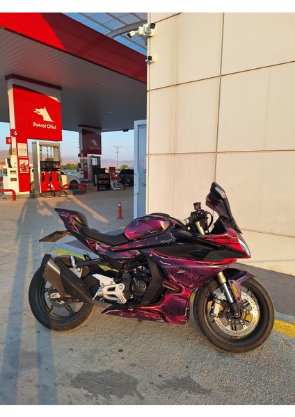 Cfmoto 450SR Airbrush Sticker Tasarım Motosiklet Kaplaması