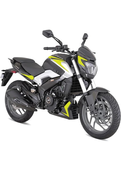Bajaj Dominar 250 Sticker Tasarım Etiket Modeli Neon Yeşil (Sarı)