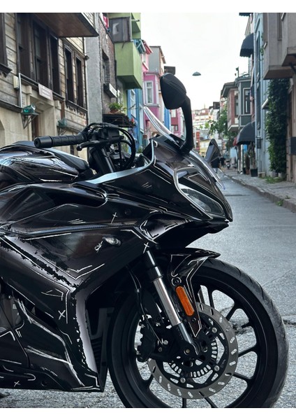 Cfmoto 250SR Sticker Line Brush (Air Brush) Tasarım Motosiklet Sticker Etiket Kaplama indirimleri