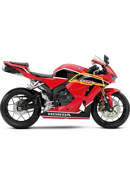 Honda CBR600RR 2017 Sağ Grenaj sticker Etiket Model