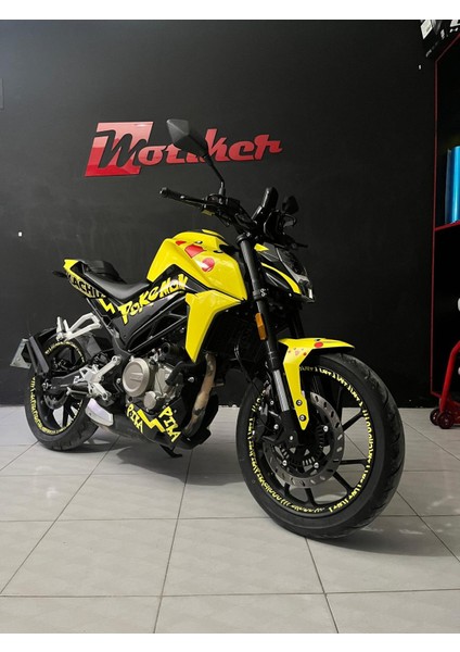 Cf Moto NK250 Pokemon Pikacu (Pikachu)Kaplama Sticker Modeli