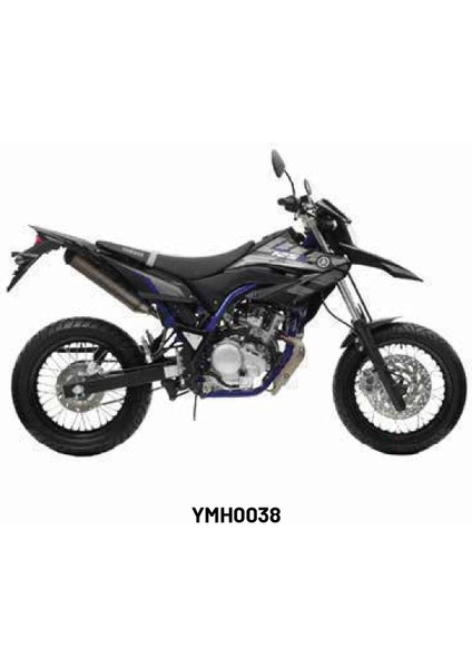 Yamaha Wr 125 x "black & Purple" Tasarım Motosiklet Sticker Etiket Kaplama Modeli