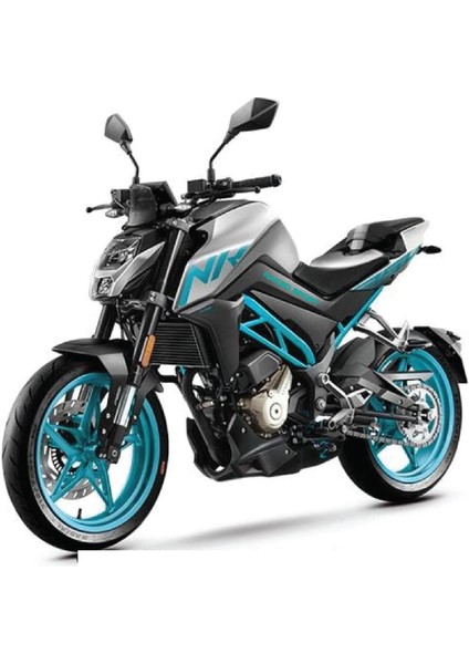 Naked Sport Yazılı Orta Şase Turkuaz Renk 2 Adet fiyatları