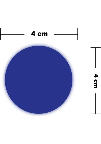 Mavi Reflective (Reflektif) Yuvarlak Sticker Paketi 8'li Otomobil Motosiklet Reflektif Parlayan Sticker Etiket Modeli fiyatları