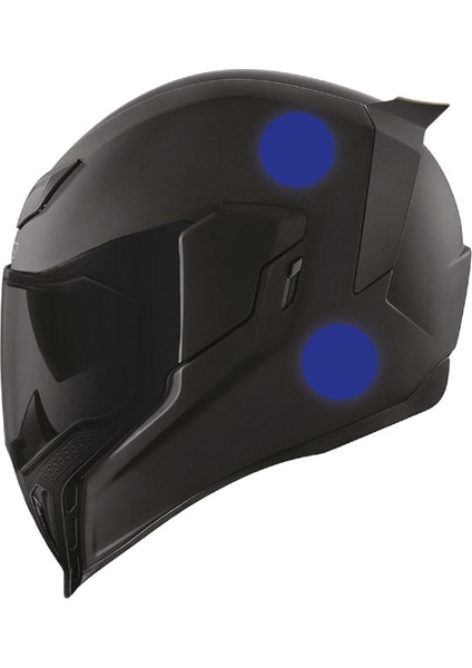 Mavi Reflective (Reflektif) Yuvarlak Sticker Paketi 8'li Otomobil Motosiklet Reflektif Parlayan Sticker Etiket Modeli fırsatları