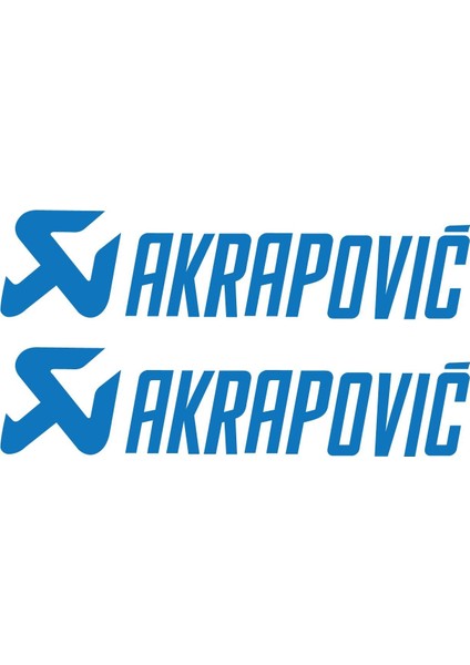 Cfmoto 250 Nk Akrapovic Orta Şase Tasarım Motosiklet Sticker Etiket Modeli Mavi modelleri