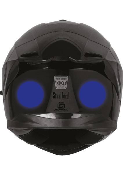 Mavi Reflective (Reflektif) 2'li Yuvarlak Sticker Paketi Otomobil Motosiklet Reflektif Parlayan Sticker Etiket Modeli modelleri