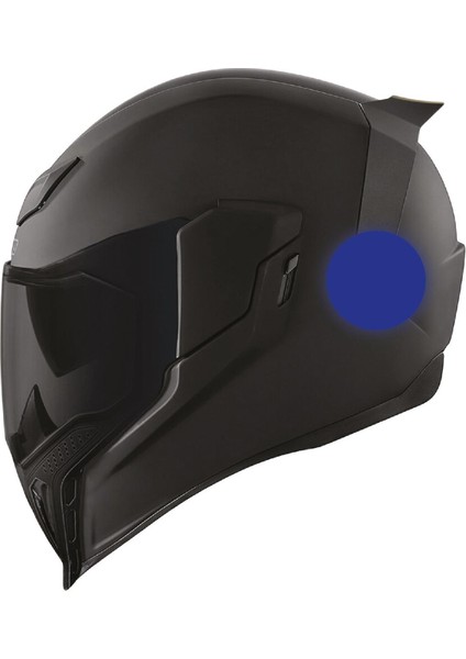 Mavi Reflective (Reflektif) 2'li Yuvarlak Sticker Paketi Otomobil Motosiklet Reflektif Parlayan Sticker Etiket Modeli fırsatları