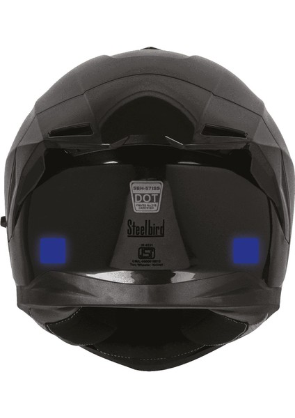 Mavi Reflective (Reflektif) 6'lı Kare Sticker Paketi Otomobil Motosiklet Reflektif Parlayan Sticker Etiket Modeli modelleri