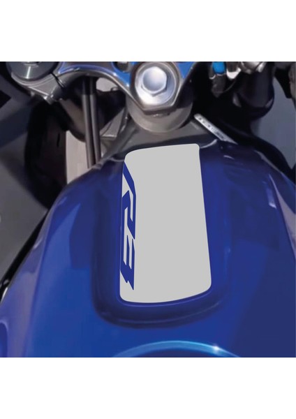 Yamaha Yzf R3 Depo Üstü Sticker Etiket Modeli Gri
