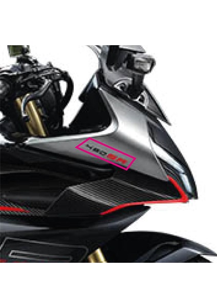 Cfmoto 450SR Orijinal Sticker Tasarım Etiket Modeli Ön Kafa Yan Sağ ve Sol Kırmızı fiyatları