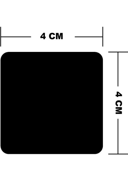 Sarı Reflective (Reflektif) 6'lı Kare Sticker Paketi Otomobil Motosiklet Reflektif Parlayan Sticker Etiket Modeli fiyatları